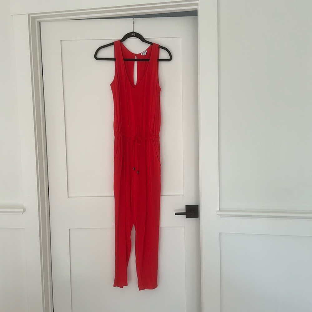 Red splendid jumpsuit size xs